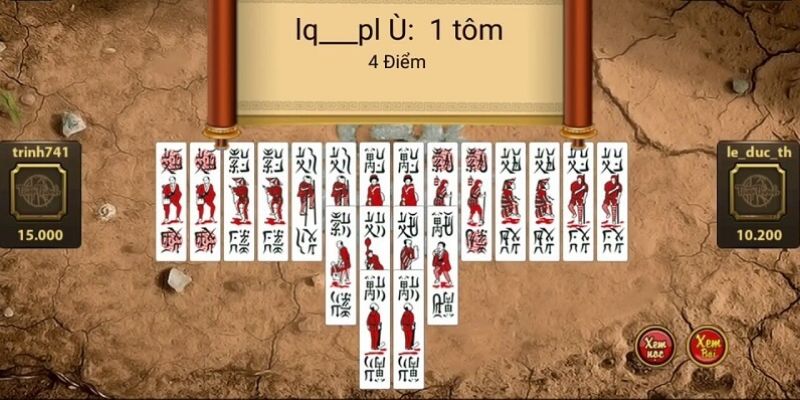 Luật và phương pháp tính điểm căn bản trong game bài chắn