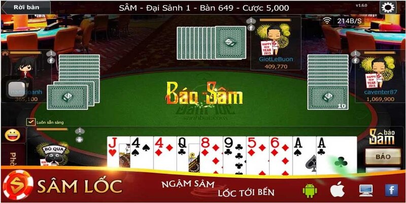 Các quân bài trong bài sâm lốc